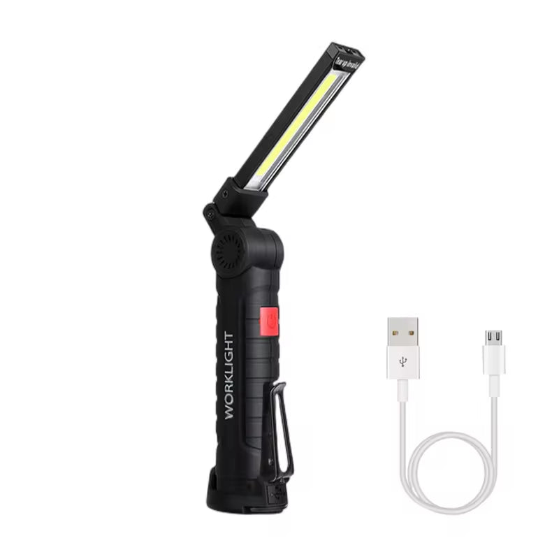 Portable COB LED Lantern with Built-In Battery