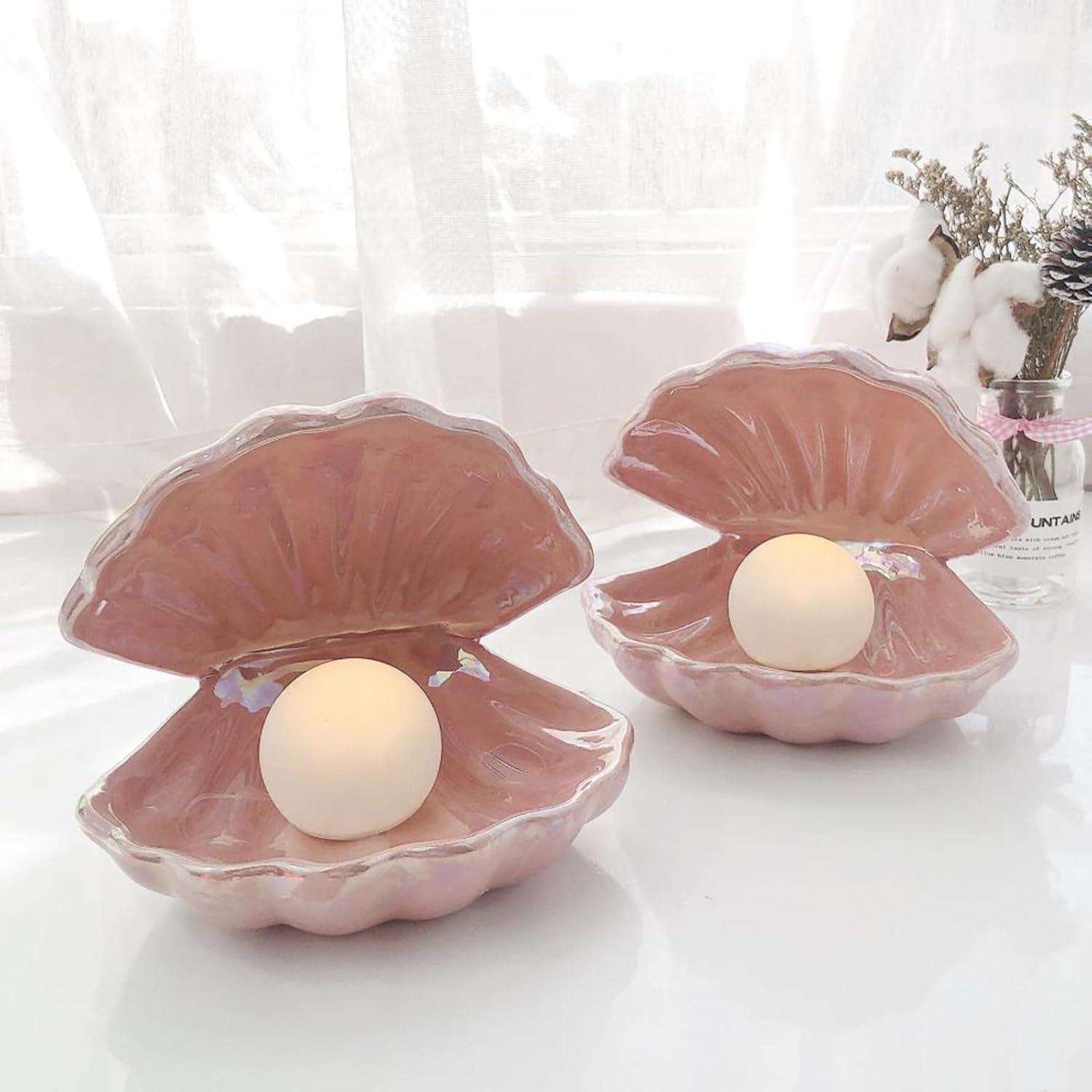 Nordic Ceramic Pearl Nightlight with LED