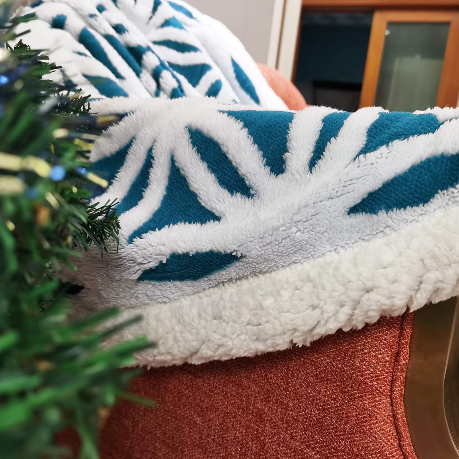 Soft Sherpa Fleece Throw Blanket 