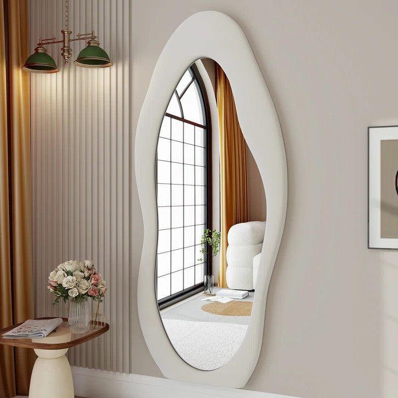 Amon Full Length Mirror Wavy Mirror Floor Mirror