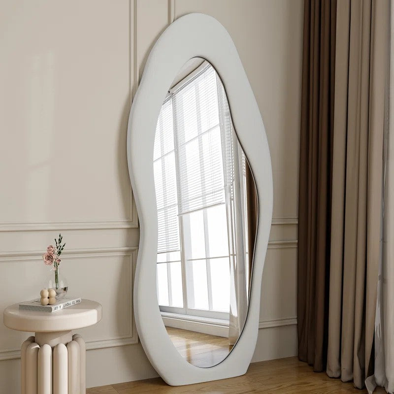 Amon Full Length Mirror Wavy Mirror Floor Mirror