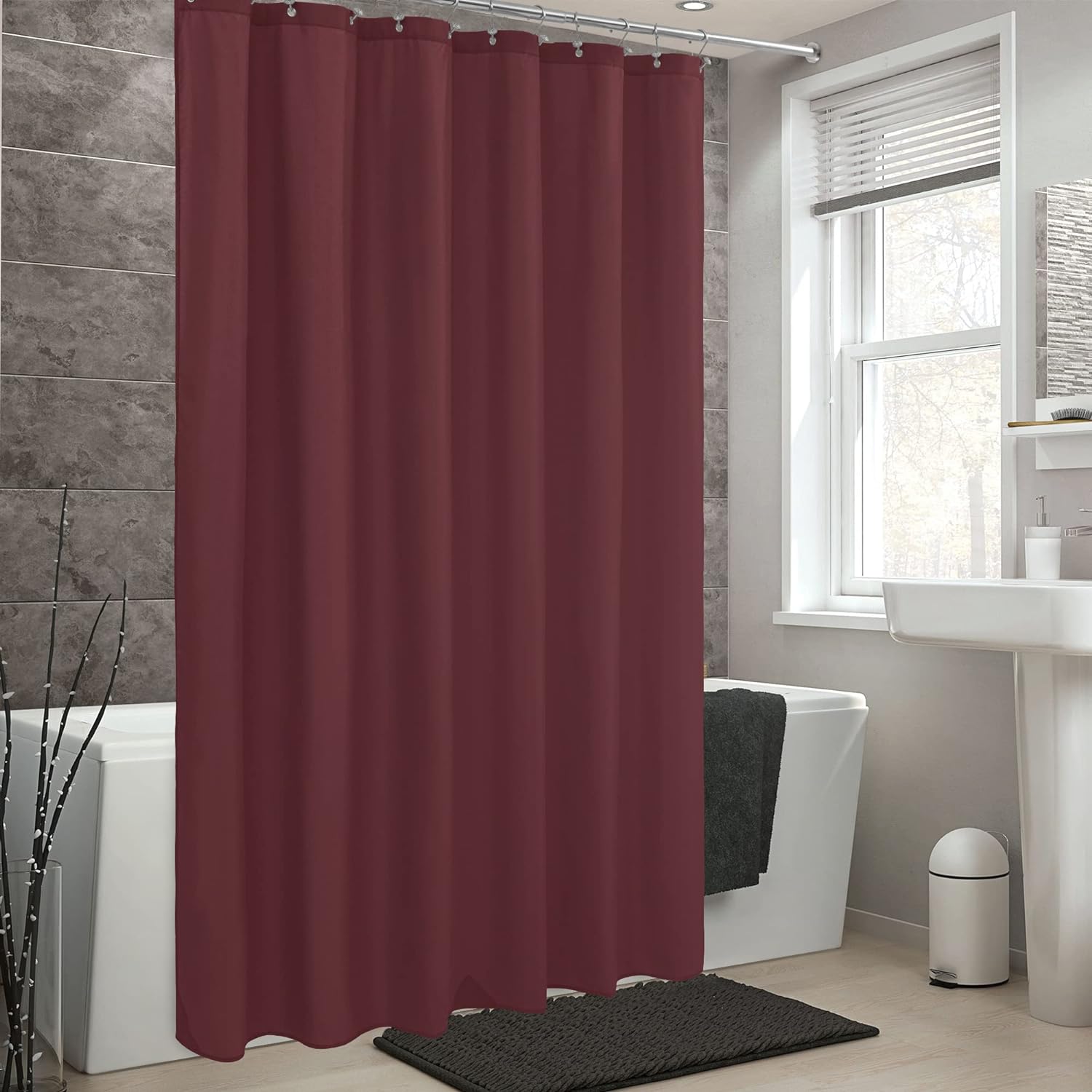 Washable Waterproof Shower Curtain Liner