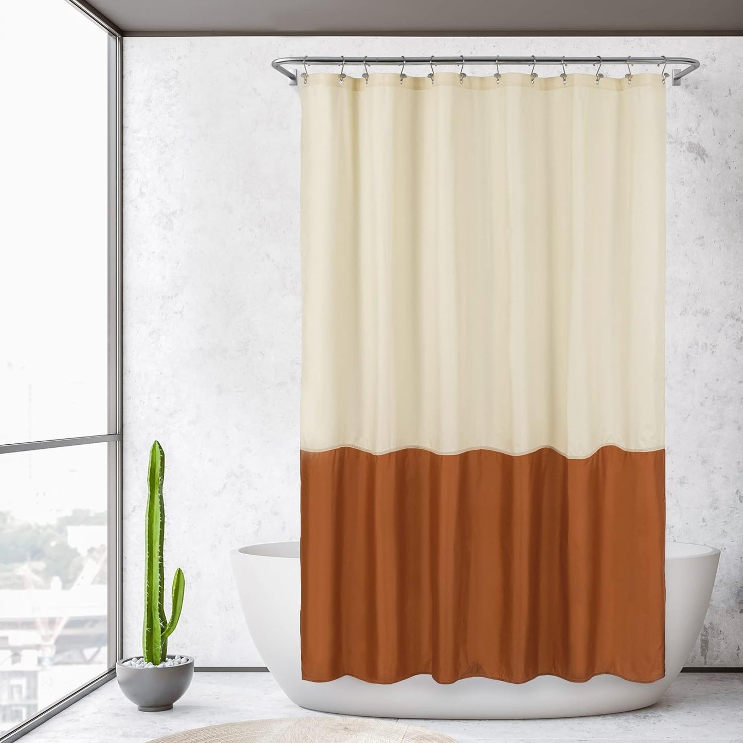 Washable Waterproof Shower Curtain Liner