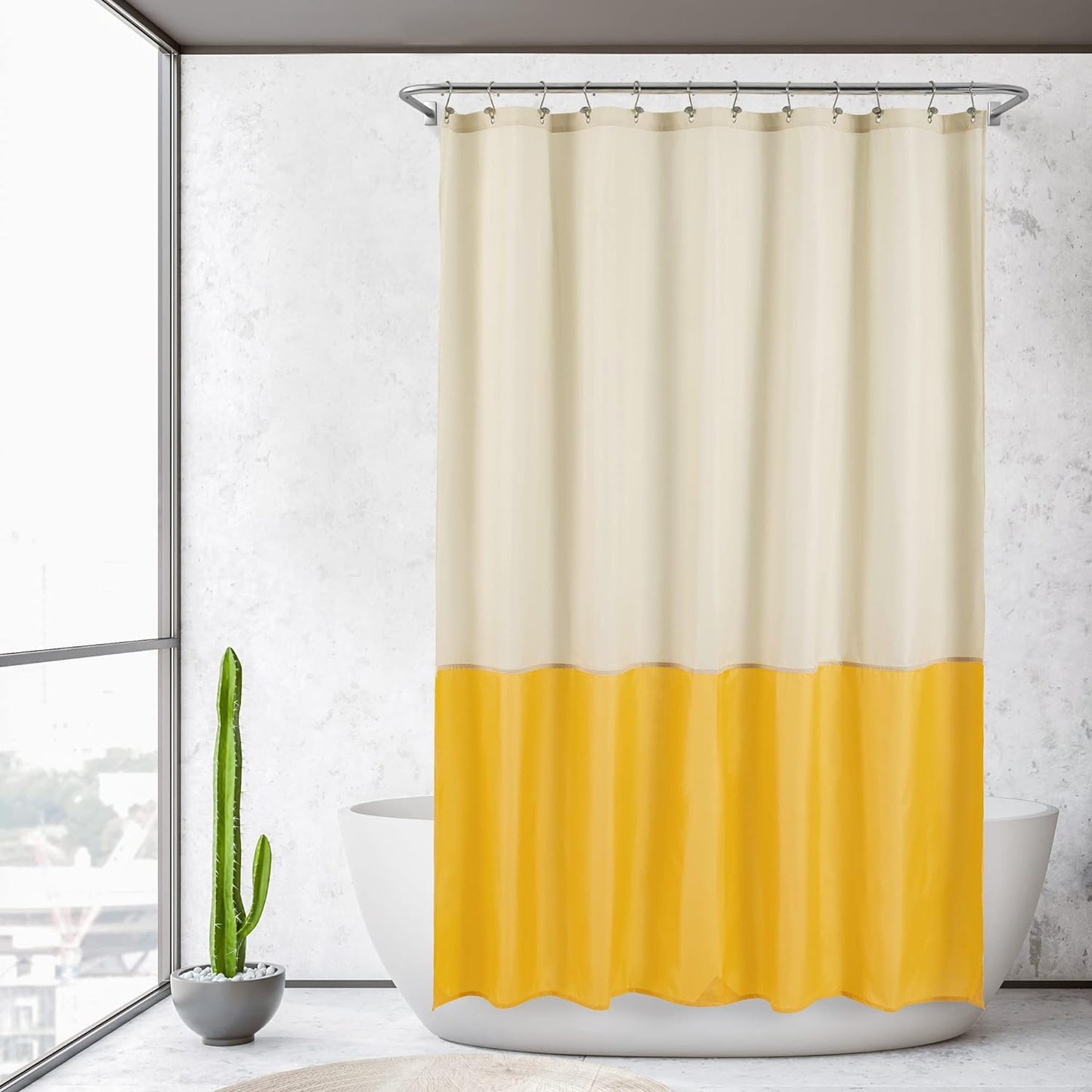 Washable Waterproof Shower Curtain Liner