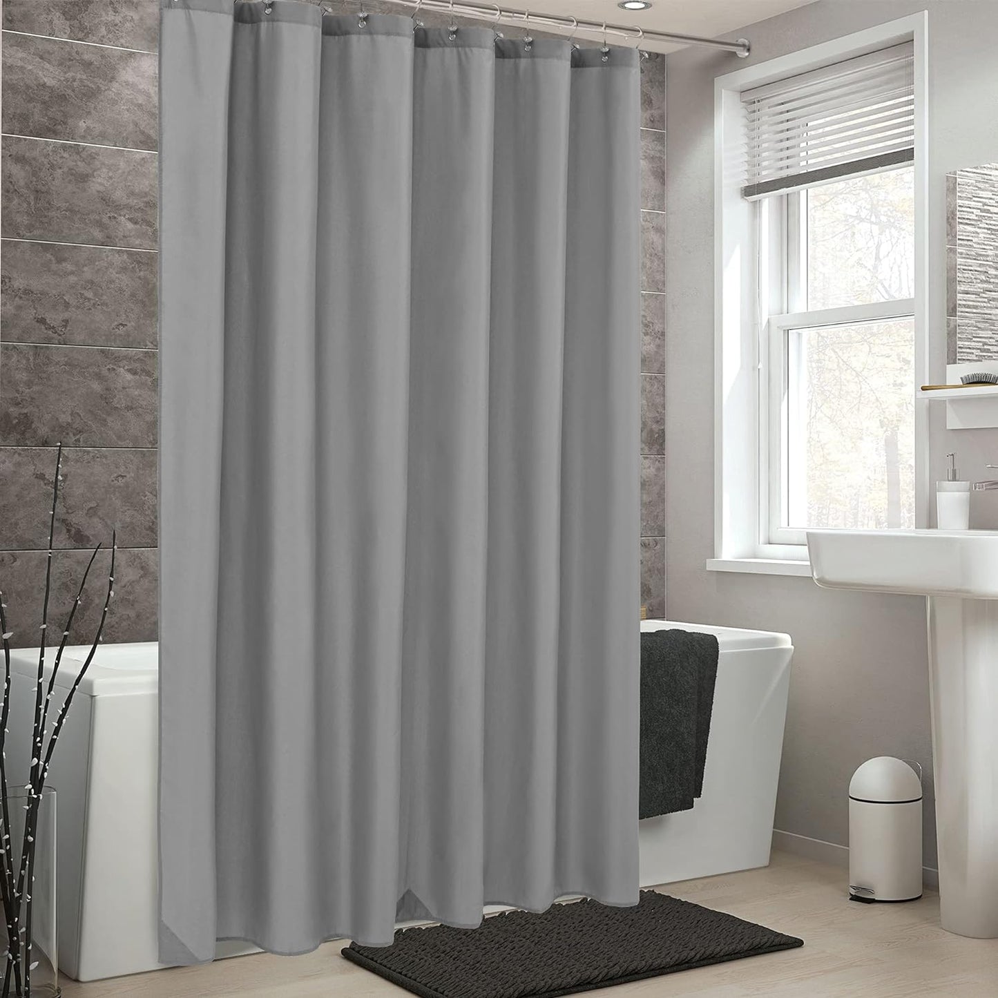 Washable Waterproof Shower Curtain Liner