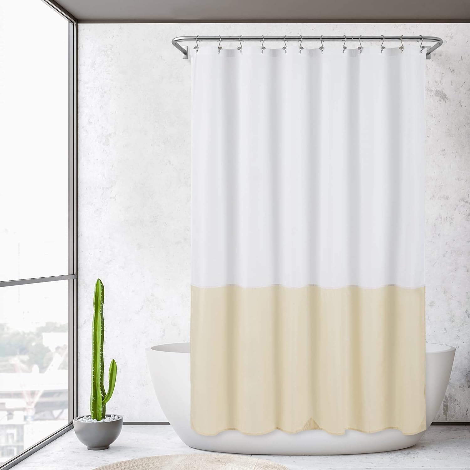 Washable Waterproof Shower Curtain Liner