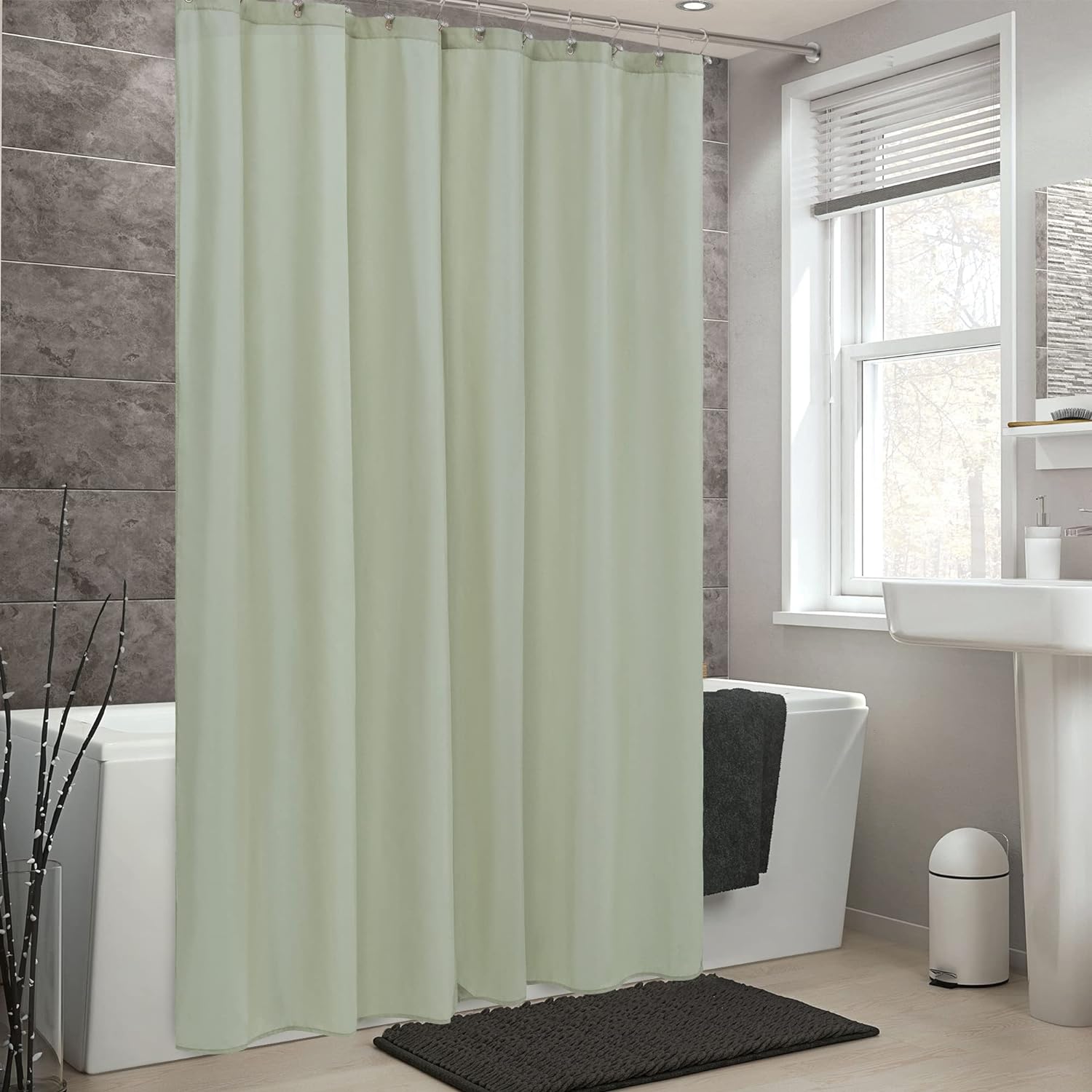 Washable Waterproof Shower Curtain Liner