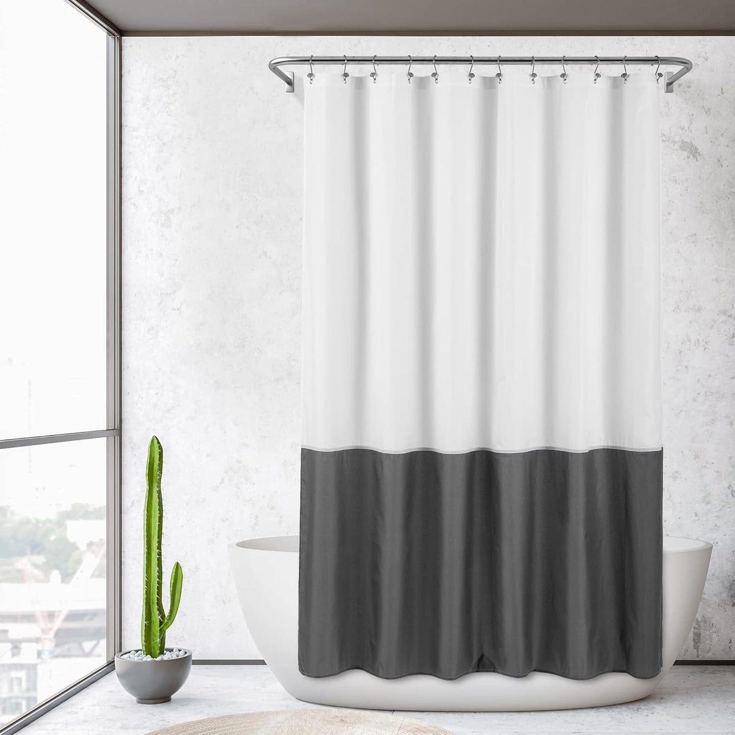 Washable Waterproof Shower Curtain Liner