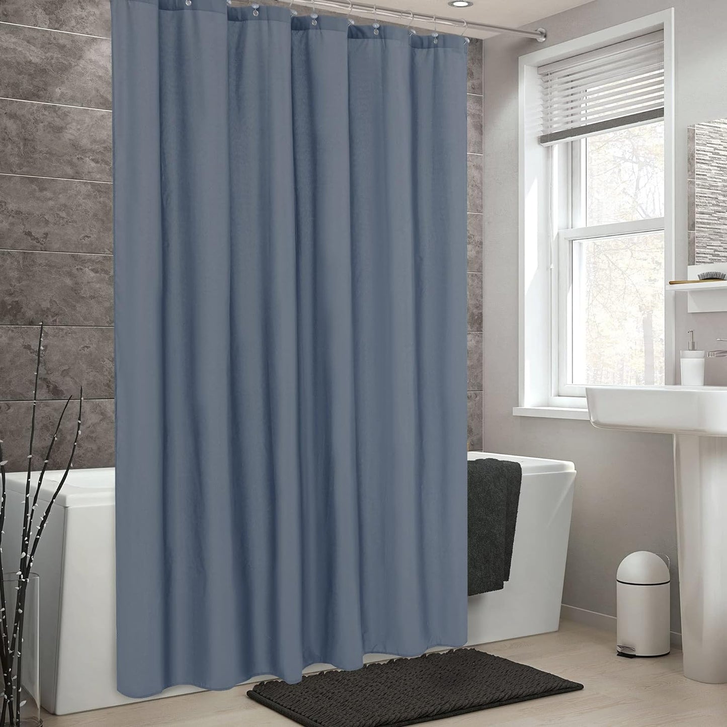 Washable Waterproof Shower Curtain Liner