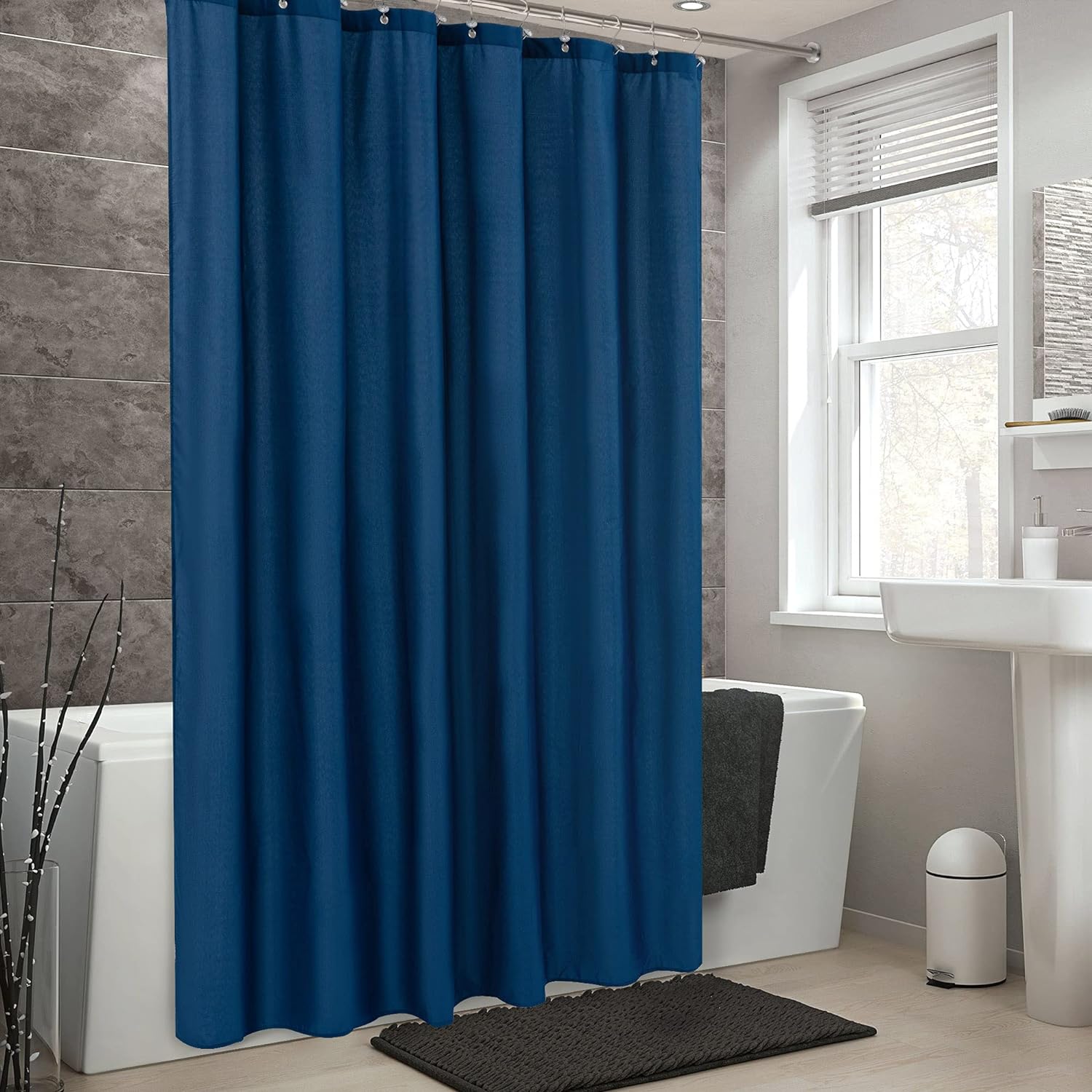 Washable Waterproof Shower Curtain Liner