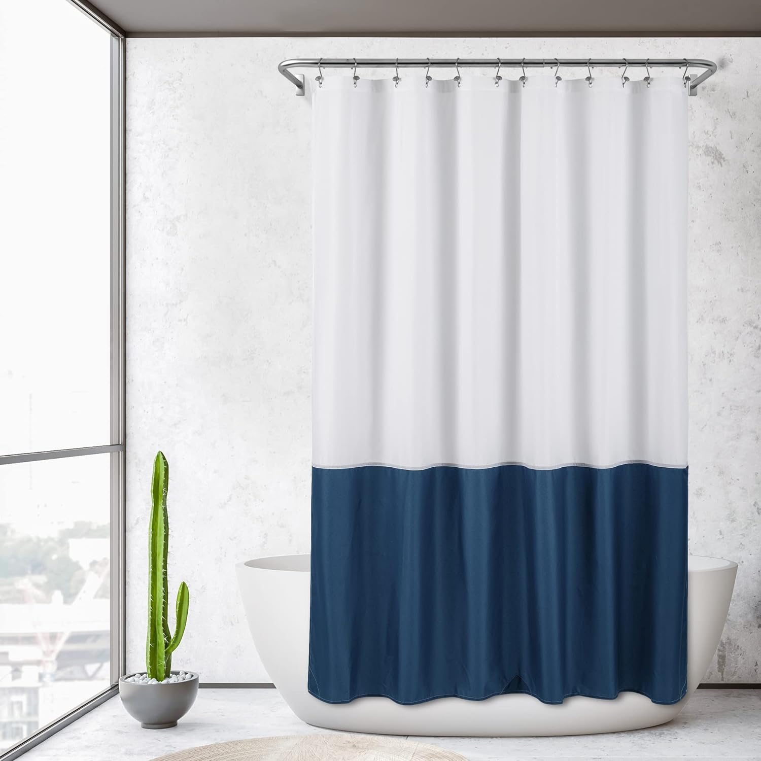 Washable Waterproof Shower Curtain Liner