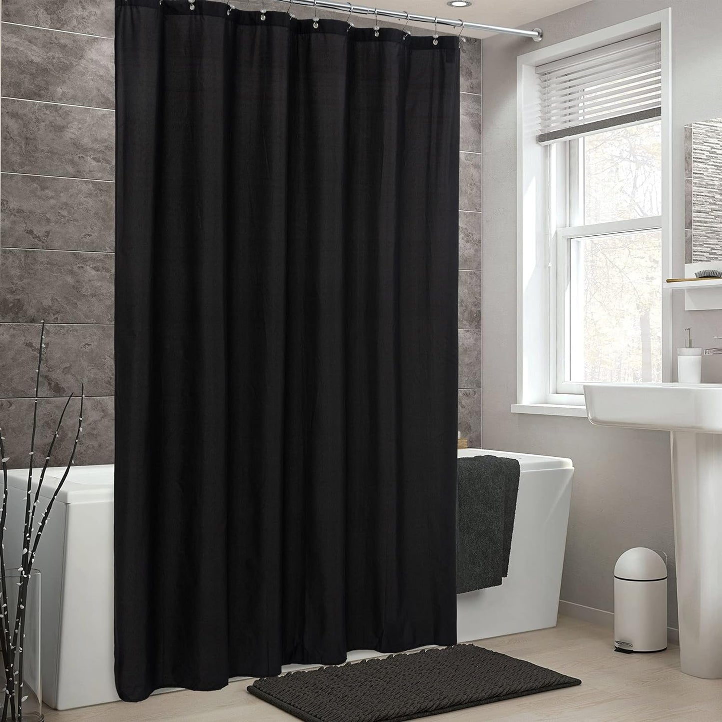 Washable Waterproof Shower Curtain Liner