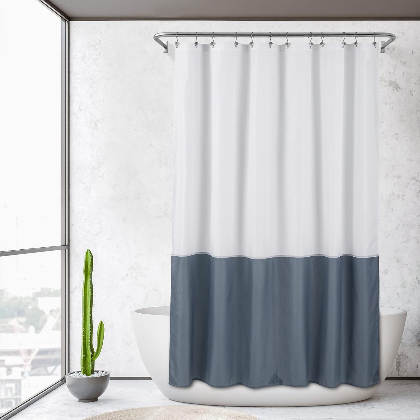 Washable Waterproof Shower Curtain Liner