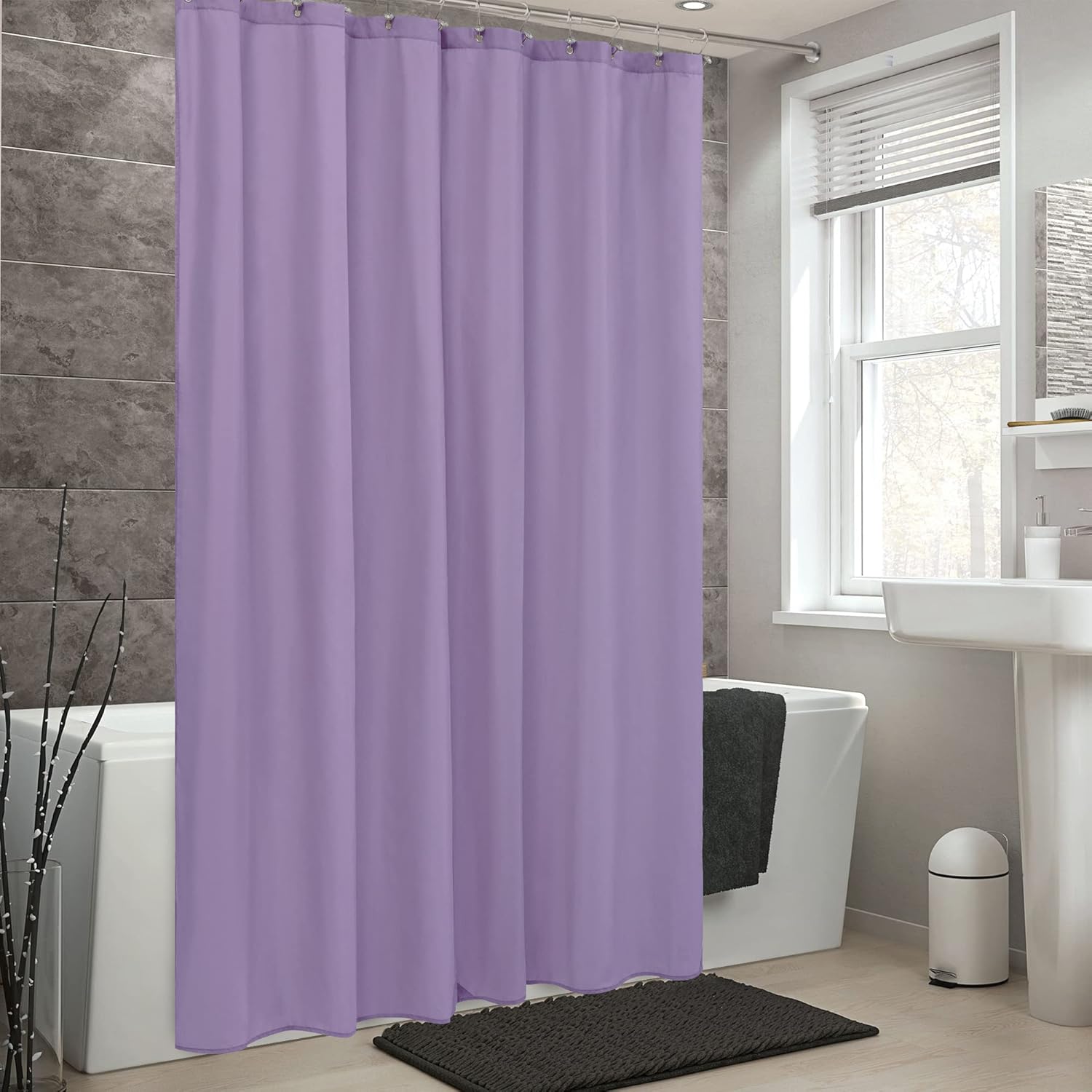 Washable Waterproof Shower Curtain Liner