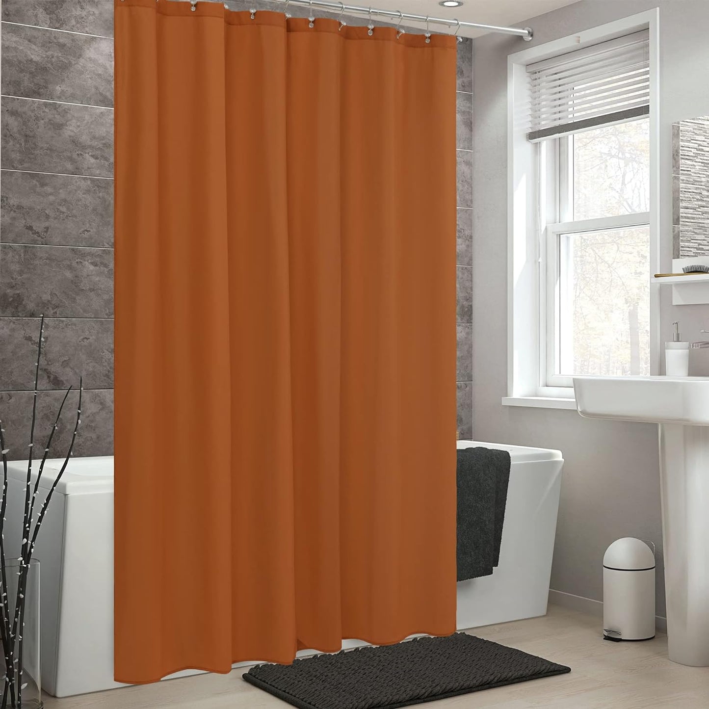 Washable Waterproof Shower Curtain Liner