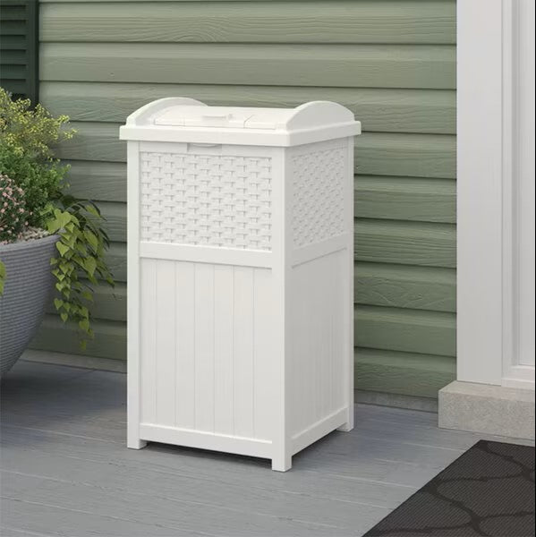 33 Gallon Outdoor Trash Can with Lid