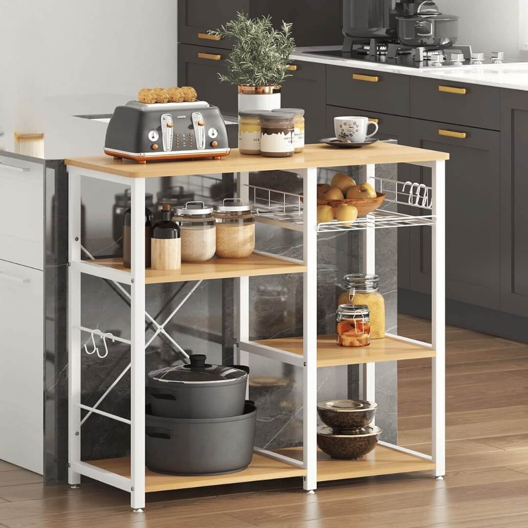 3 - Tier Kitchen Baker's Rack with Storage