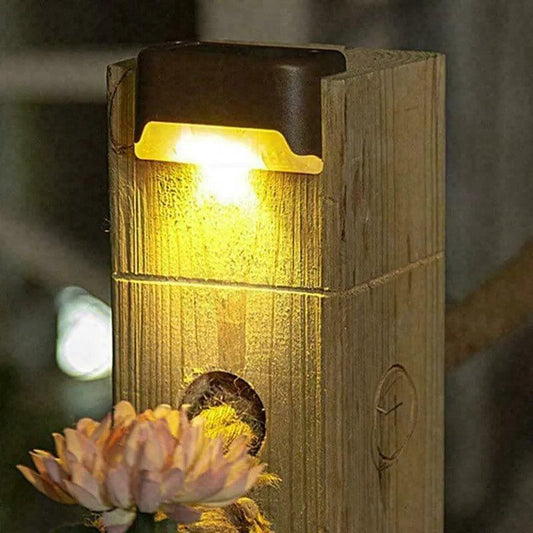 Solar Powered Step Lights for Patio