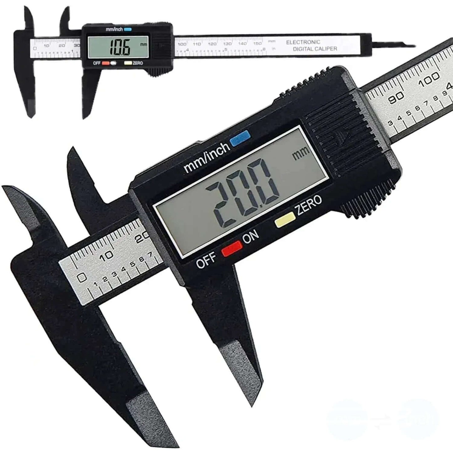 High - Precision Digital Caliper with Carbon Fiber Body