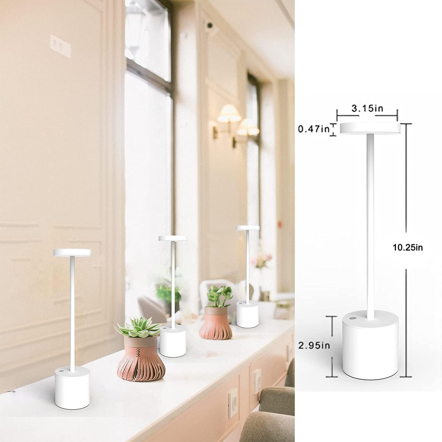 Modern Style LED Desk Light with Adjustable Brightness