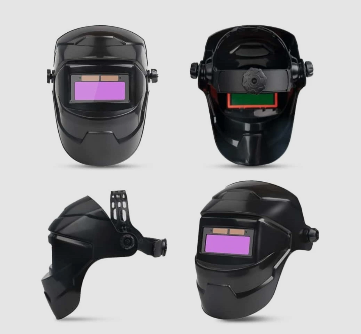 Advanced Solar Welding Helmet with Wide View