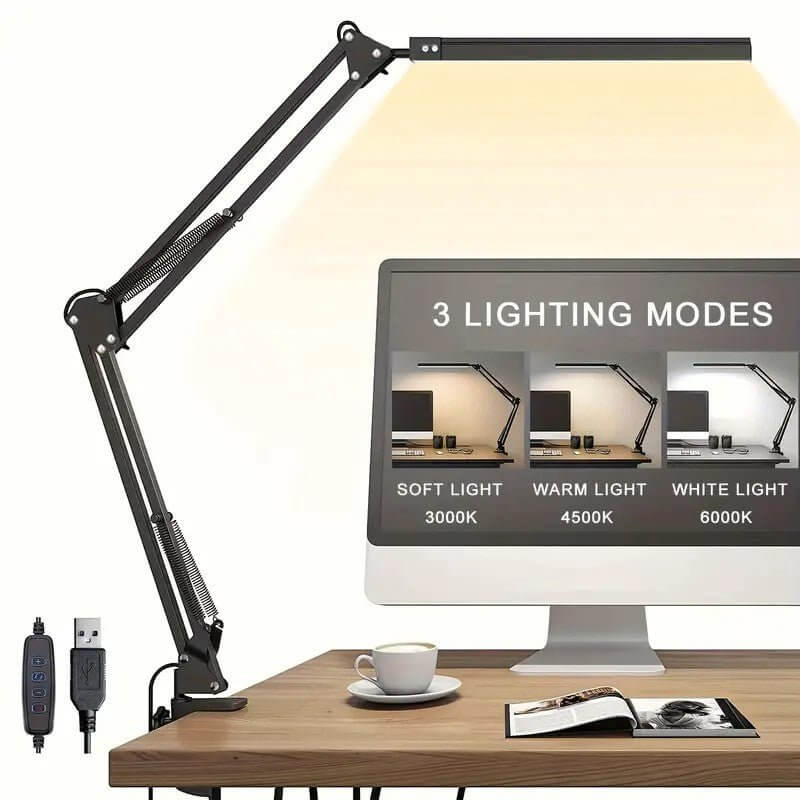 Eye - Caring Dimmable LED Clamp Light