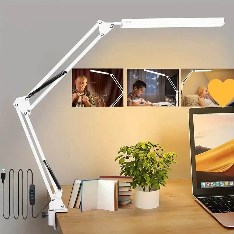 Eye - Caring Dimmable LED Clamp Light