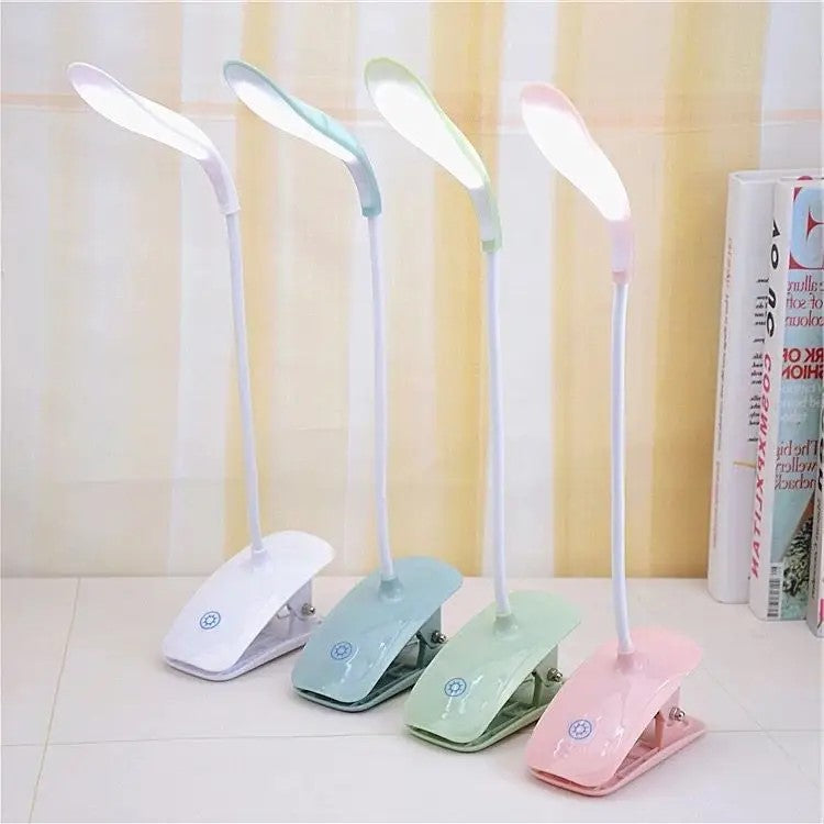 Clip-On LED Desk Lamp with 3 Brightness