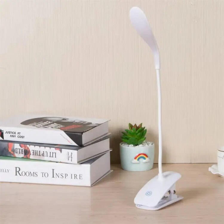 Clip - On LED Desk Lamp with 3 Brightness