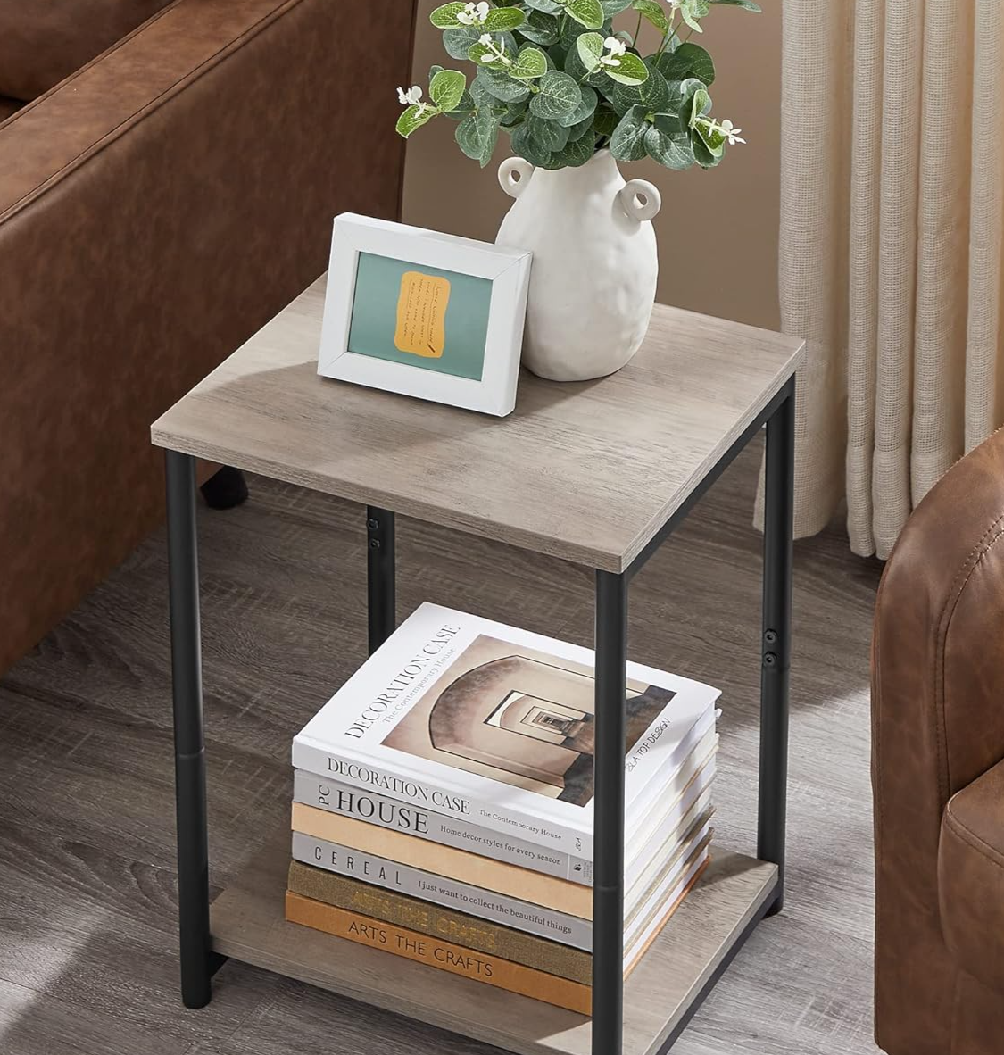 2-Piece Rustic Side Tables