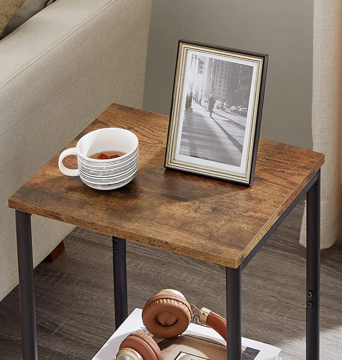 2 - Piece Rustic Side Tables