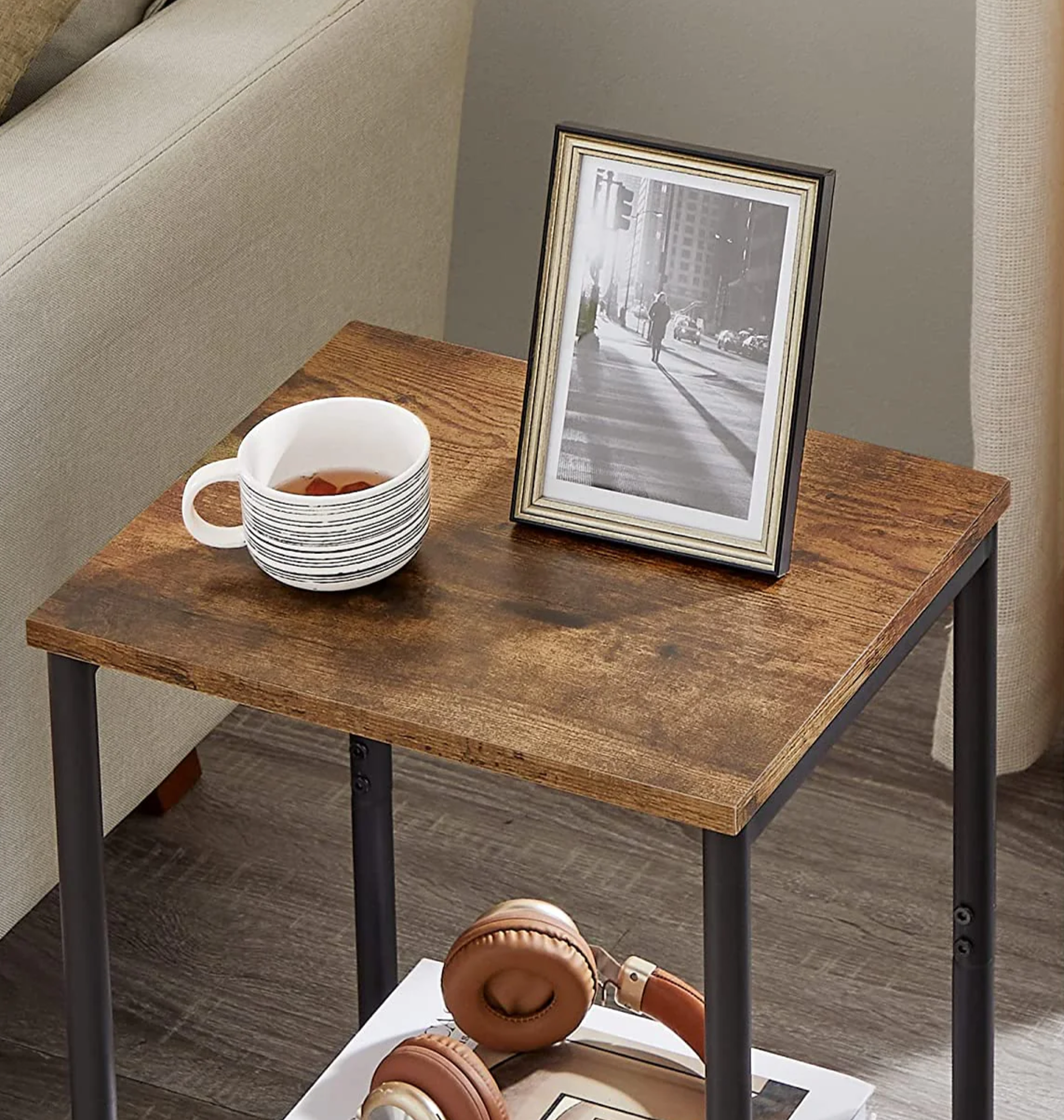 2-Piece Rustic Side Tables