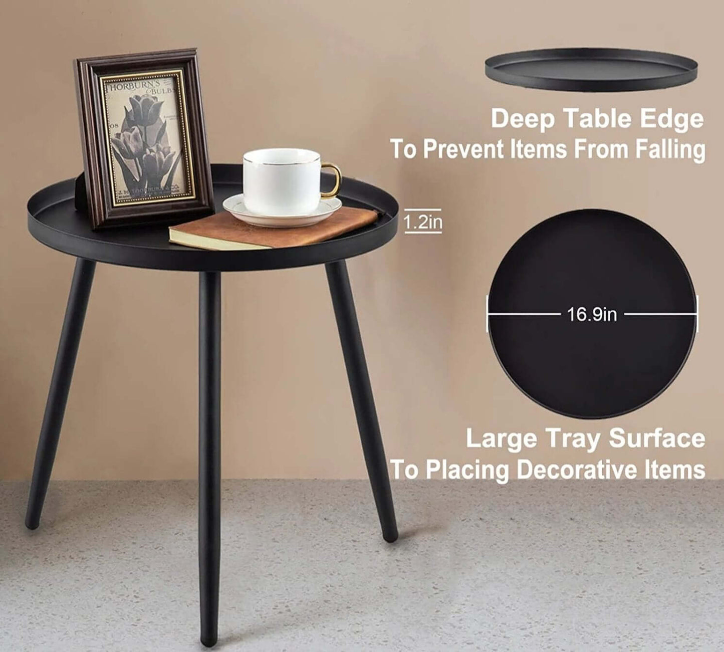 Waterproof Metal Side Table