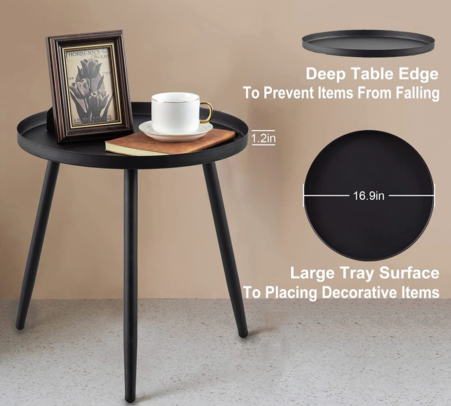 Waterproof Metal Side Table 