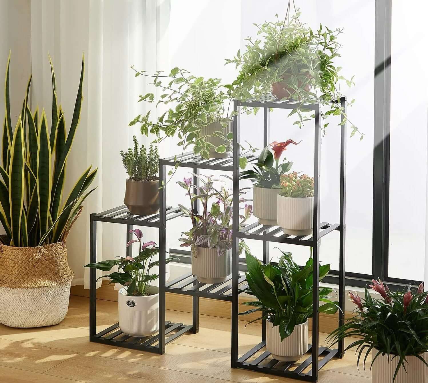 3 - Tier Bamboo Plant Stand