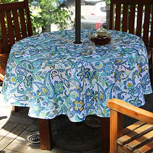 Waterproof Zippered Tablecloth with Umbrella Hole