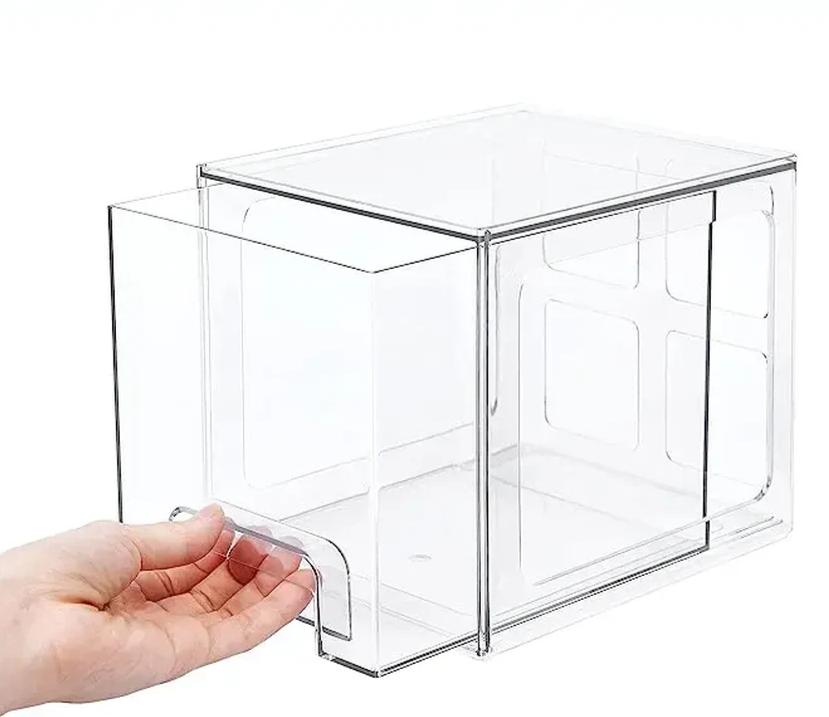 Clear Acrylic Storage Drawers