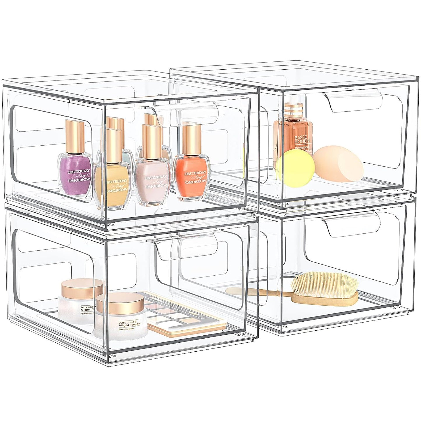 Clear Acrylic Storage Drawers