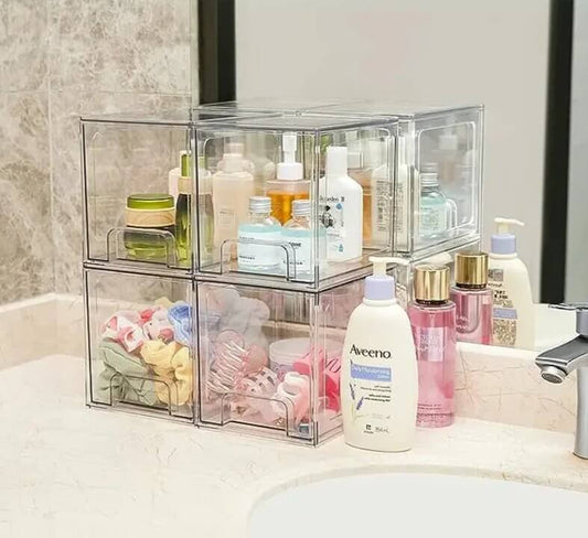 Clear Acrylic Storage Drawers