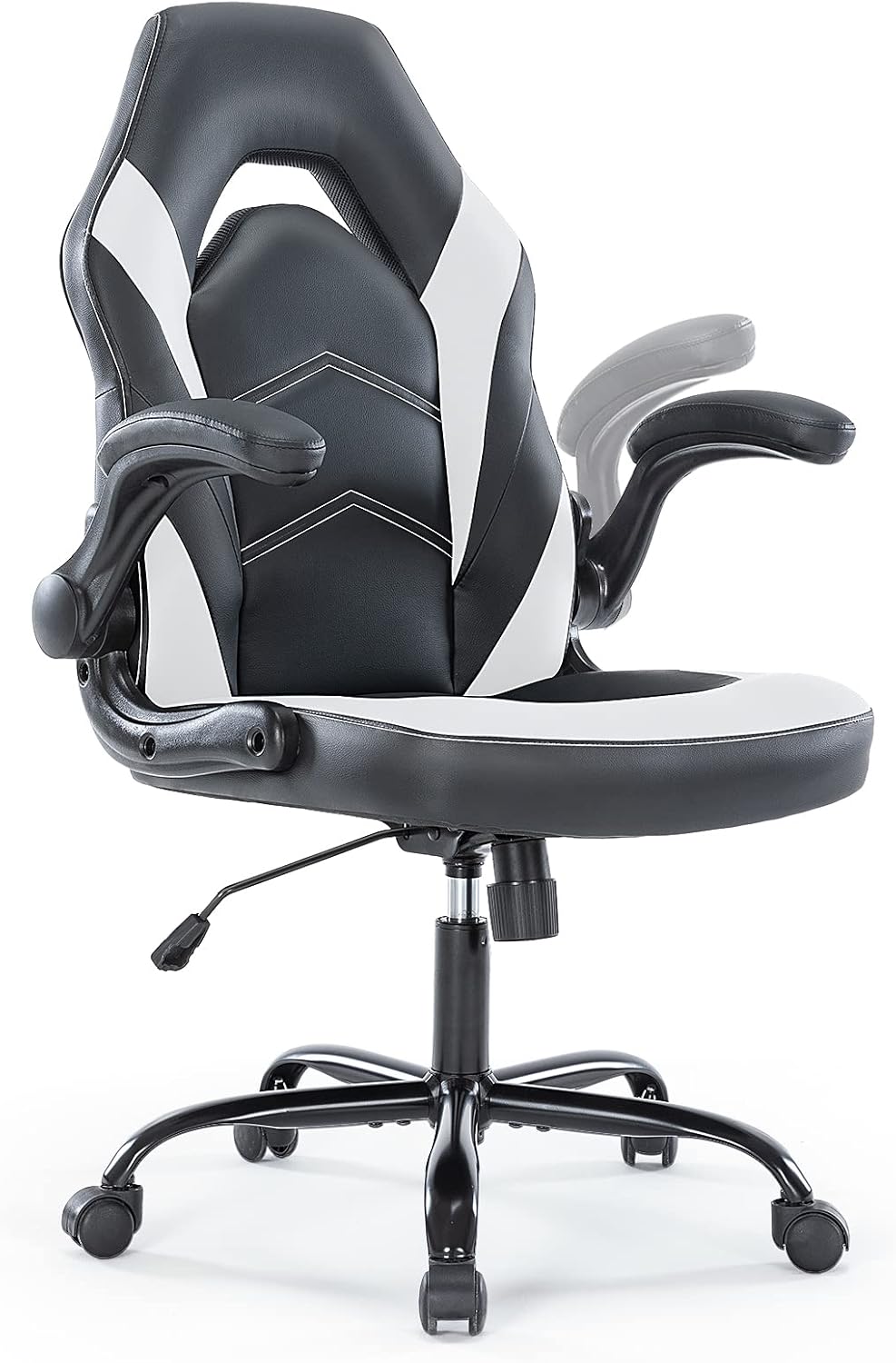 Swivel Desk Chair with Flip-Up Armrests