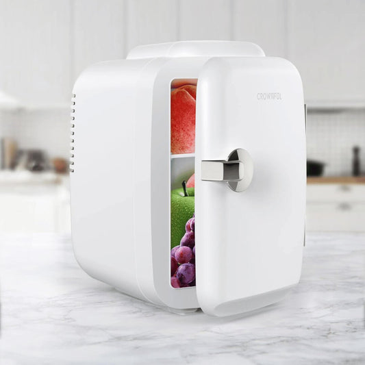 Portable Mini Fridge for Skincare, Cosmetics, and Drinks