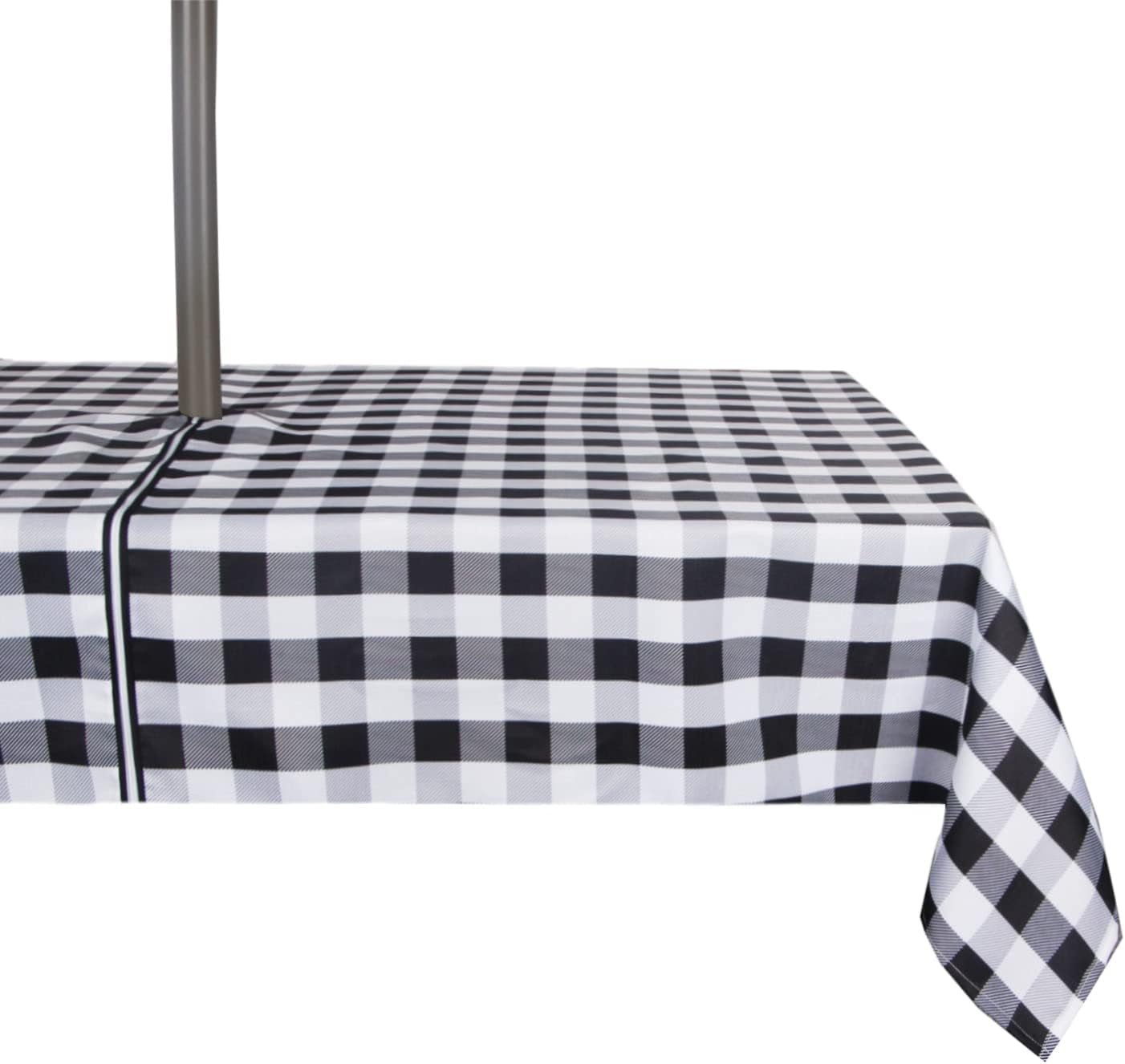 Waterproof Zippered Tablecloth with Umbrella Hole