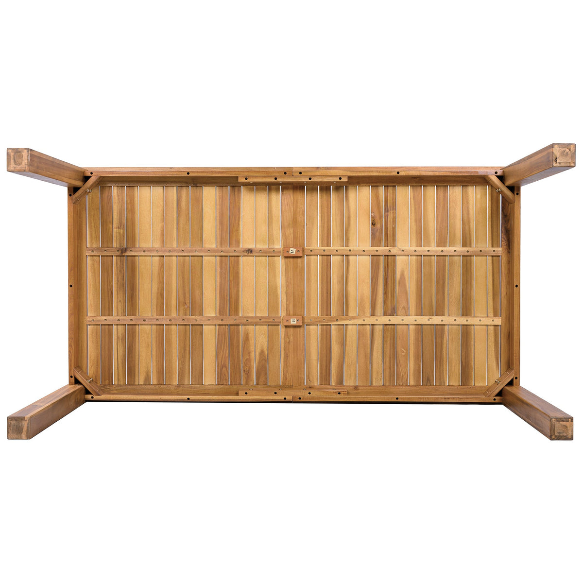 5-Piece Wood Outdoor Dining Set With 67 Inch Table