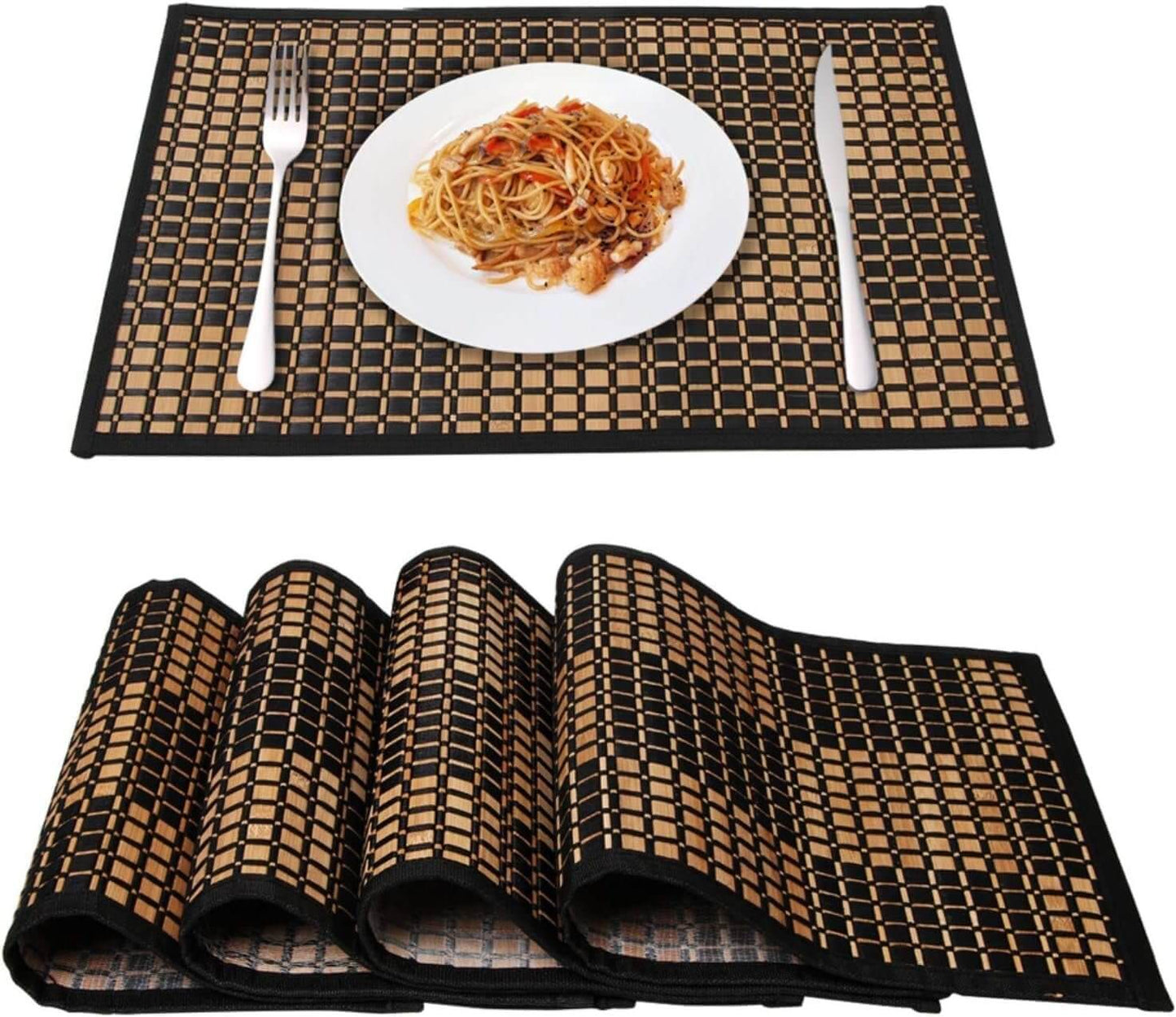 Set of 4 Bamboo Placemats