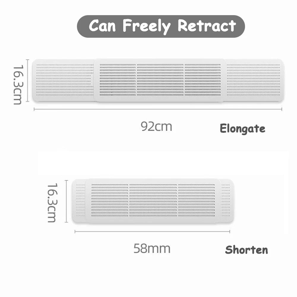 Universal Air Conditioner Wind Deflector Wall-Mounted Air Conditioning Windshield Anti-Direct Blowing Retractable Outlet Baffle