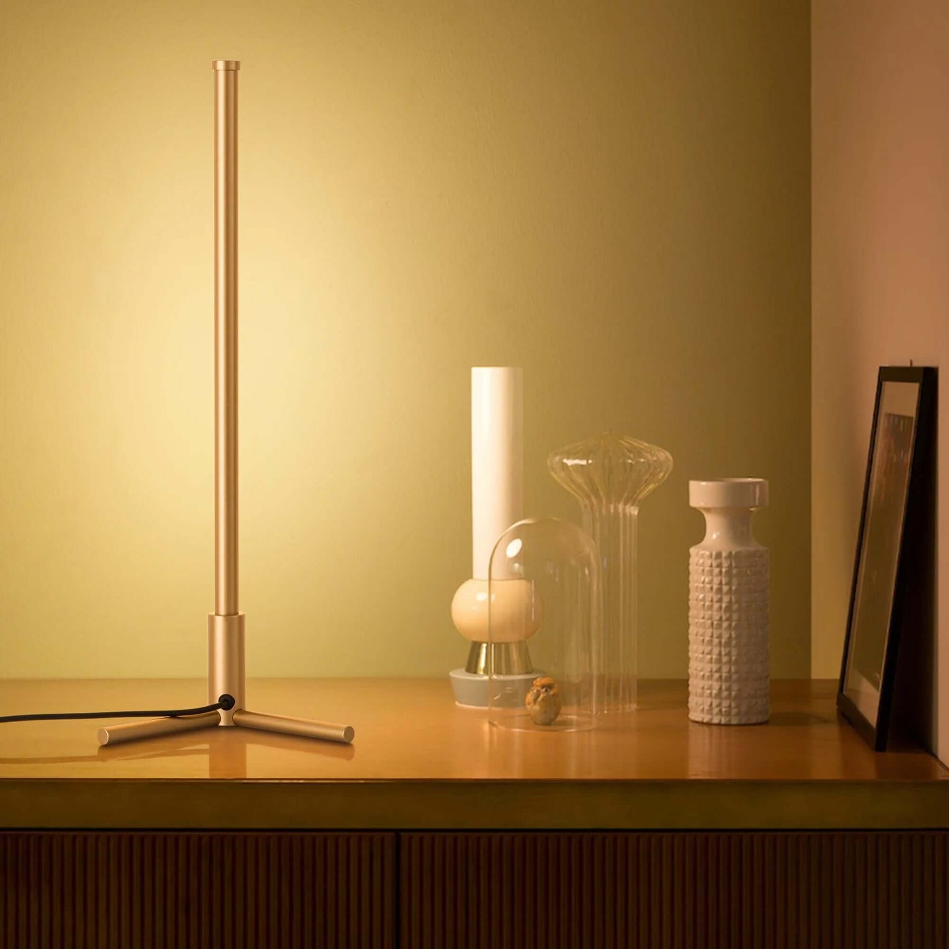 RGB Corner Table Lamp with Remote