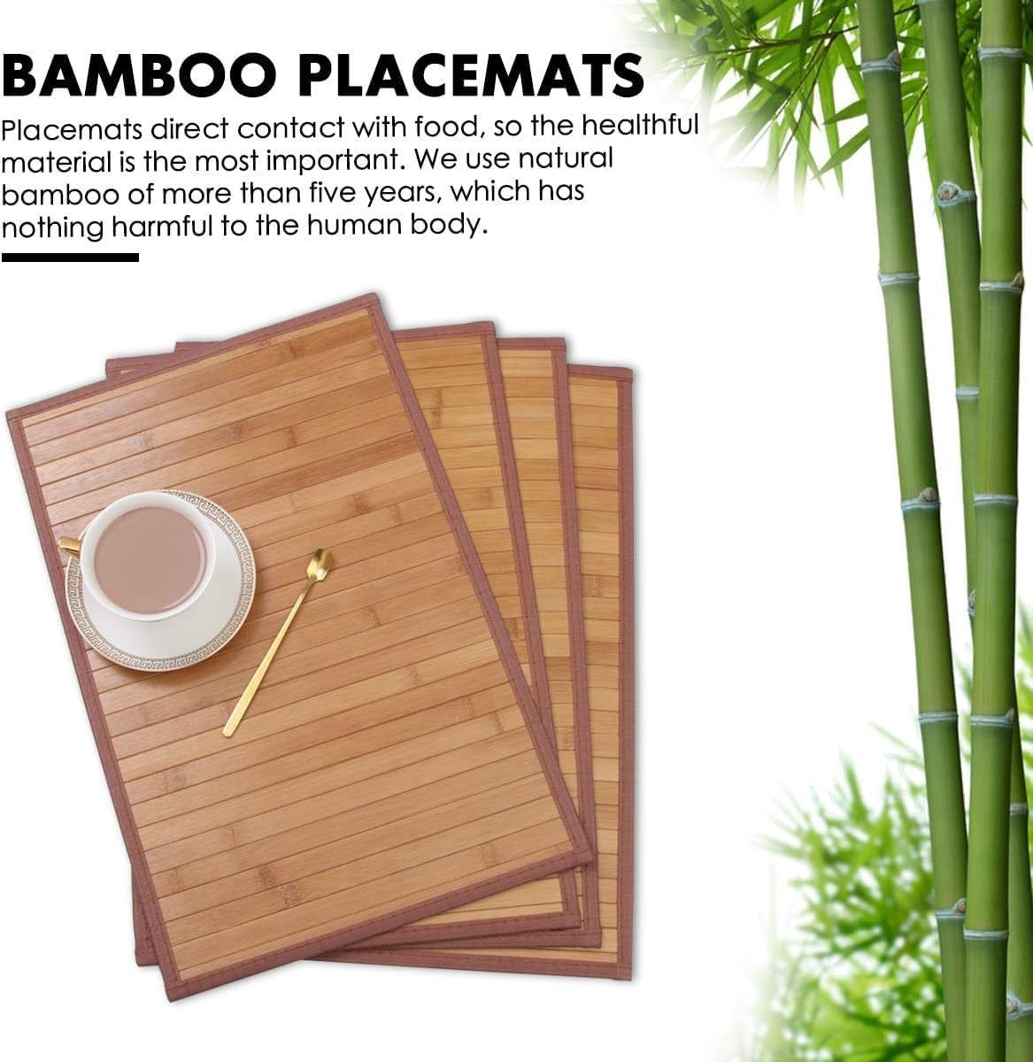 Set of 4 Bamboo Placemats