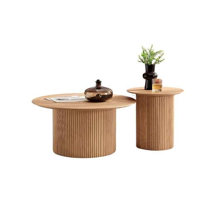2_Round_Side_Faux_Solid_Wood_Coffee_Tables_Set