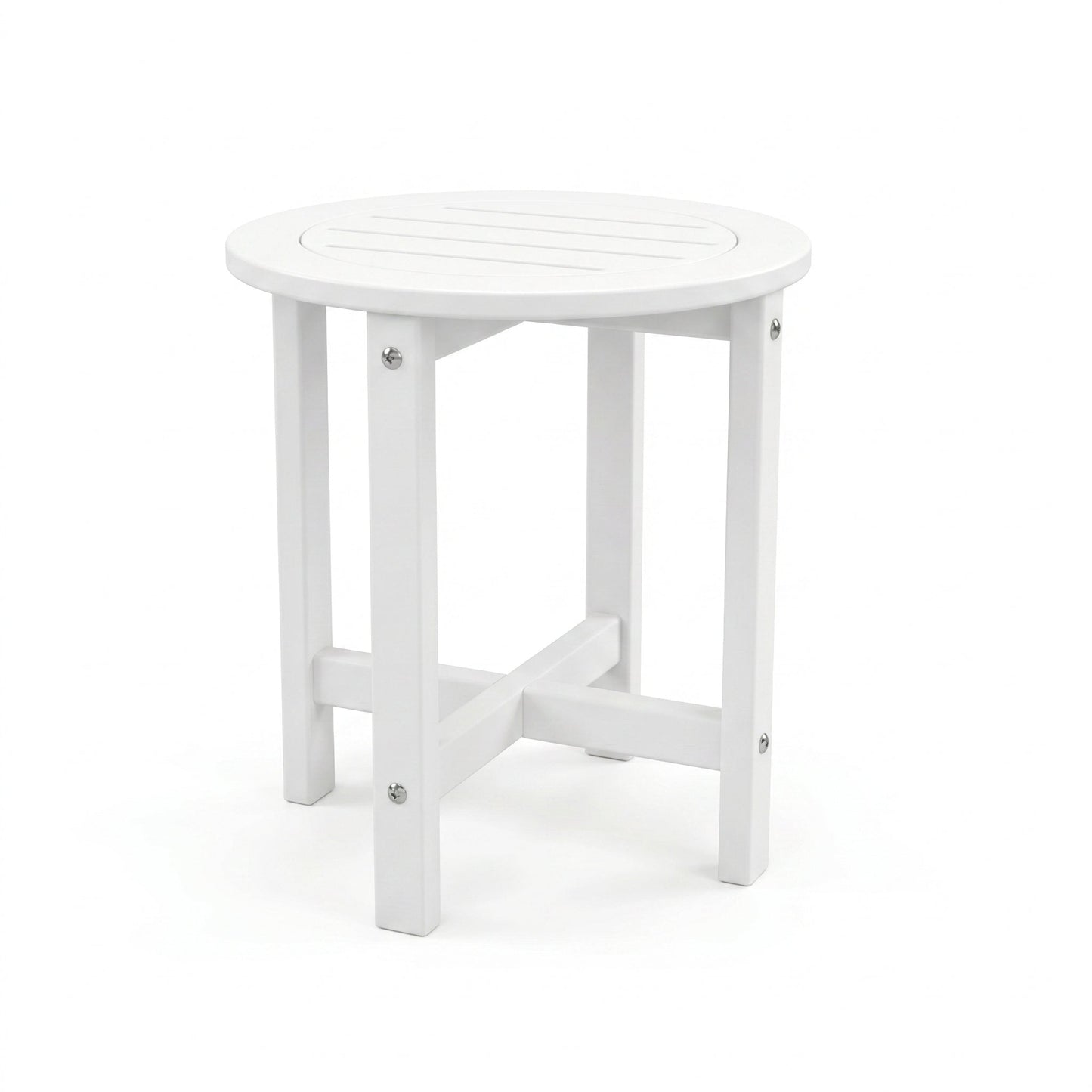Verde Luxe HDPE All Weather Round Outdoor Side Table