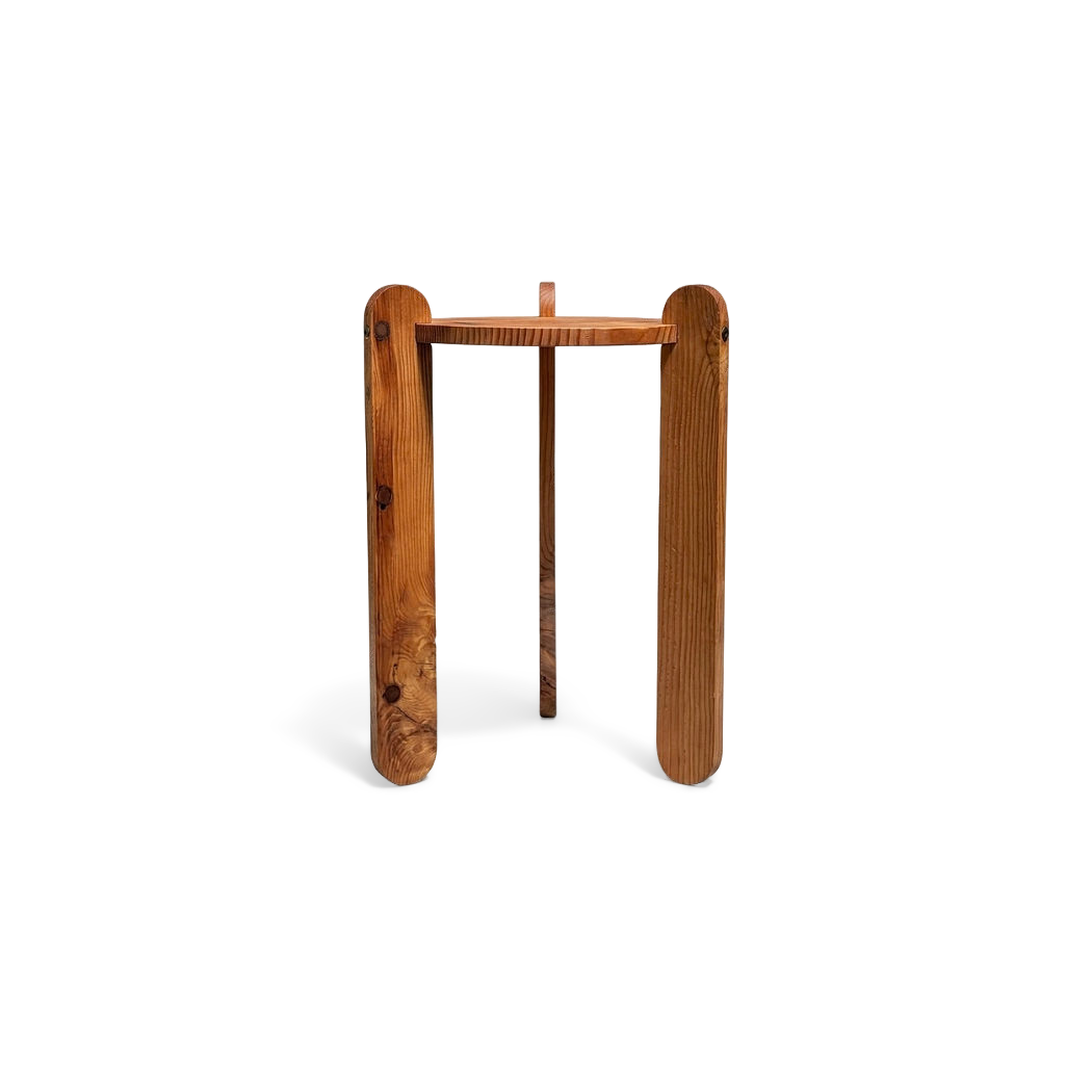 Intersecting-Leg Side Table with Colorful Dipped-Leg Accents